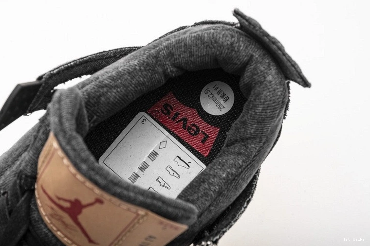 AO2571-001 Black Denim 4 Jordan Levi's Air 1101